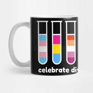 Celebrate Diversity in Science - Pride Test Tubes Mug